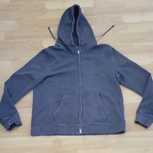 Dark Gray Zip-Up Hoodie